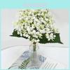 Kunstmatige Gypsophila Paniculata bruiloftsdecoratie met zacht gelmateriaal voor thuis en evenementen.