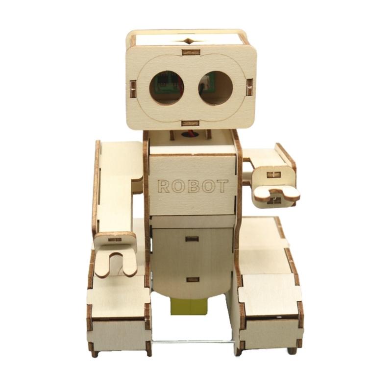Wooden Fun Voice Activated Robot Physics Teaching Tool With Voice Control And Multiple Functions For Classroom Use