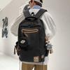 Schoolbag Simple and Versatile Student Schoolbag Women's Large-capacity Leisure Travel Backpack Trendy Design Sense Versatile Backpack