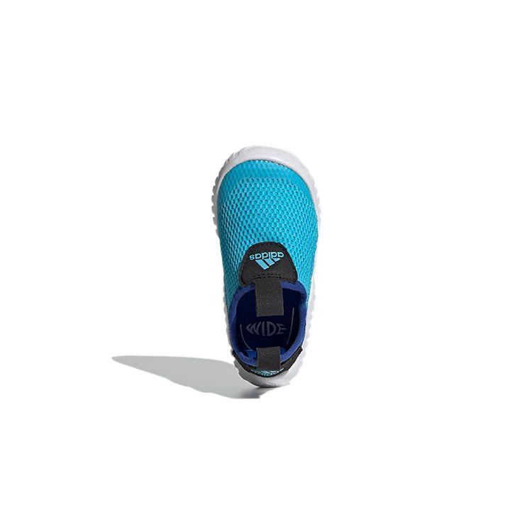 Adidas Rapidazen Summer Rdy Round Toe Comfortable Durable Breathable Low Top Running Shoes Baby Sneaker Blue White FZ3943