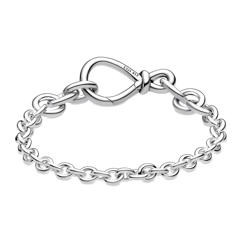 Pandora Ewiges Symbol Rosettenkette Silber 925 Silberarmband Damen 598911C00