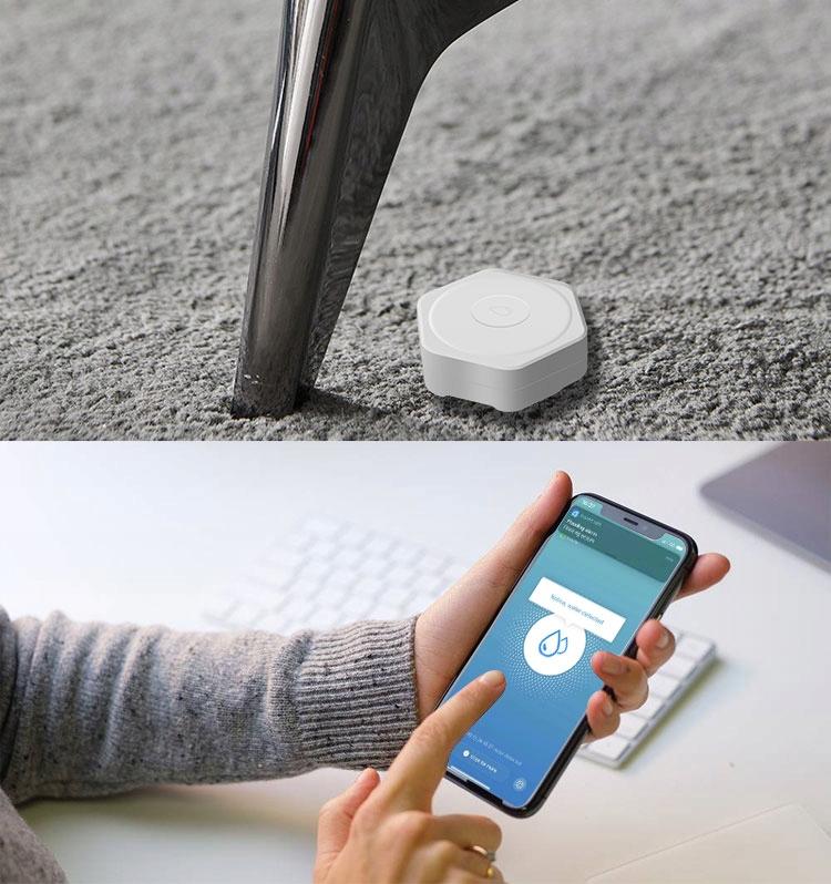Compact ZigBee TUYA flood water sensor
