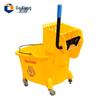 24L Single Bucket Mop Wringer Cleaning Cart