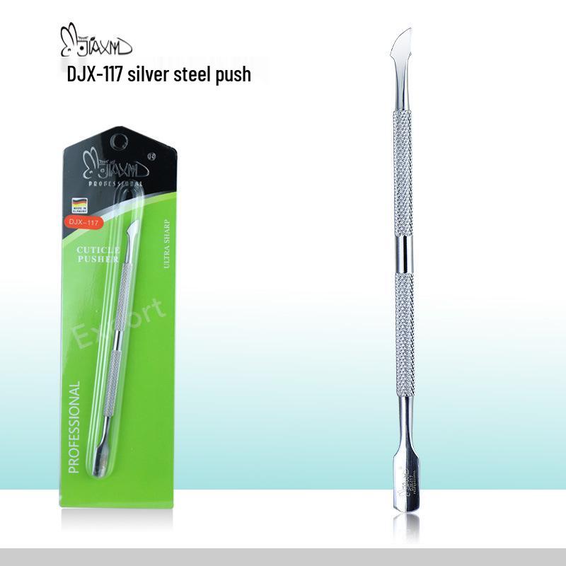 Ultra-Thin Double-Headed Steel Cuticle Pusher for Nail & Hand Care