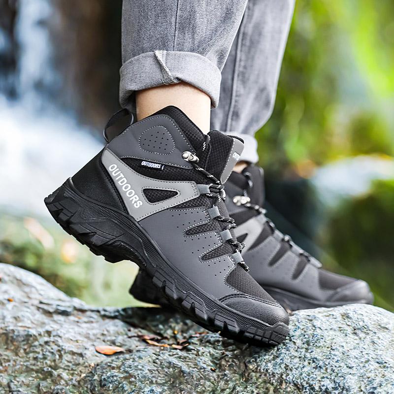 Fashion Mens Boots Winter Short Boots Outdoor Men Hiking Boots Autumn Sneakers Light Non slip Men Desert Boots Ankle Boots