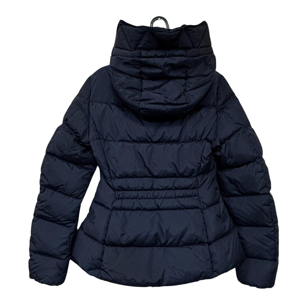 Moncler Short Nylon AVOCE Down Jacket Navy Nylon Used