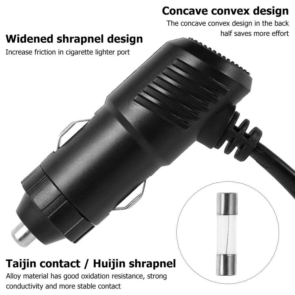3 Socket Car Cigarette Lighter Splitter Dual USB LED Car Fast Charger 12V 24V Car Charger Adapter for lPhone GPS Dashcam