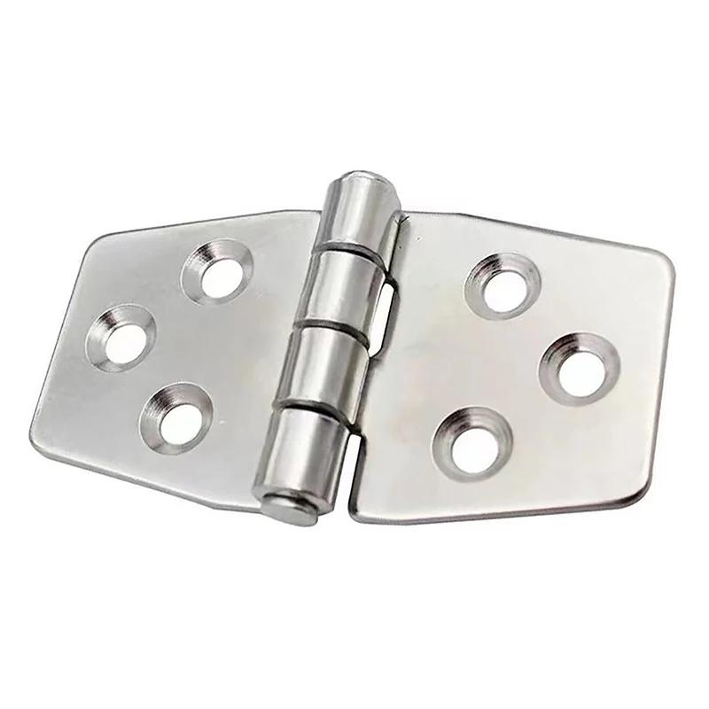 

304 Stainless Steel High Quality Flat Hinge Distribution Box Control Cabinet Windows Hinge Wooden Box Yacht Parts Mini Hinge