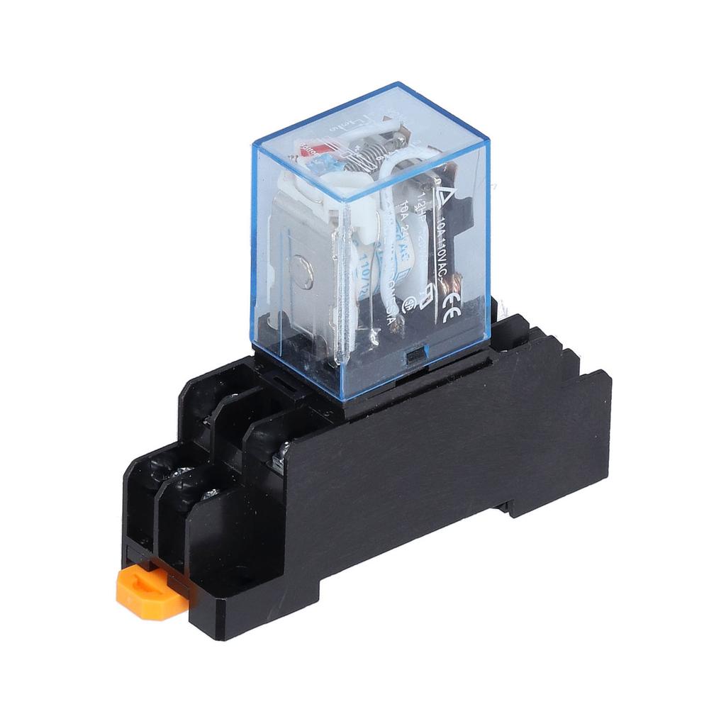 LY2NJ 8 Pins Elektromagnetische Leistungsrelais mit Sockelbasis Kontrollleuchte für Motoren Industrie