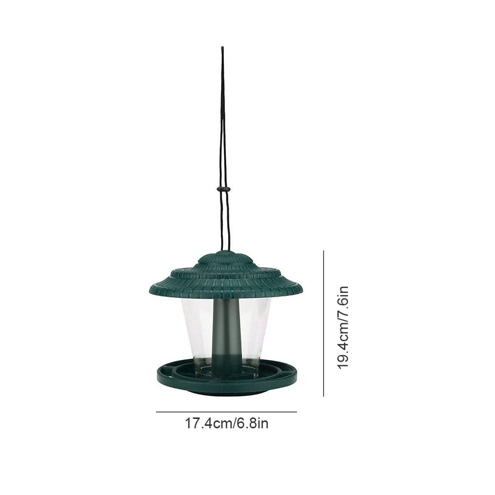 Automatic Garden Feeding Device Wild Bird Feeder Waterproof Hanging Feeder