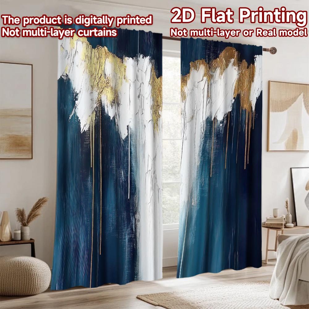 2D flat Photography Backdrop Popular Party Party Backdrop Gold and White Cascade 100% Polyester Holiday Decorations Perfect