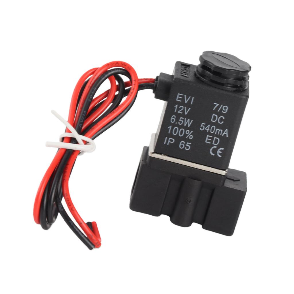 Fast Response Plastic Electric Solenoid Valve 12V DC 2 Position 2 Way Air Water OilG1 4