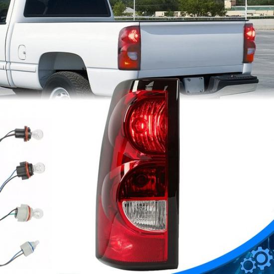 Для Chevy Silverado 1500 Пикап 2003-2006 Левый водительский задний фонарь с лампой и проводкой