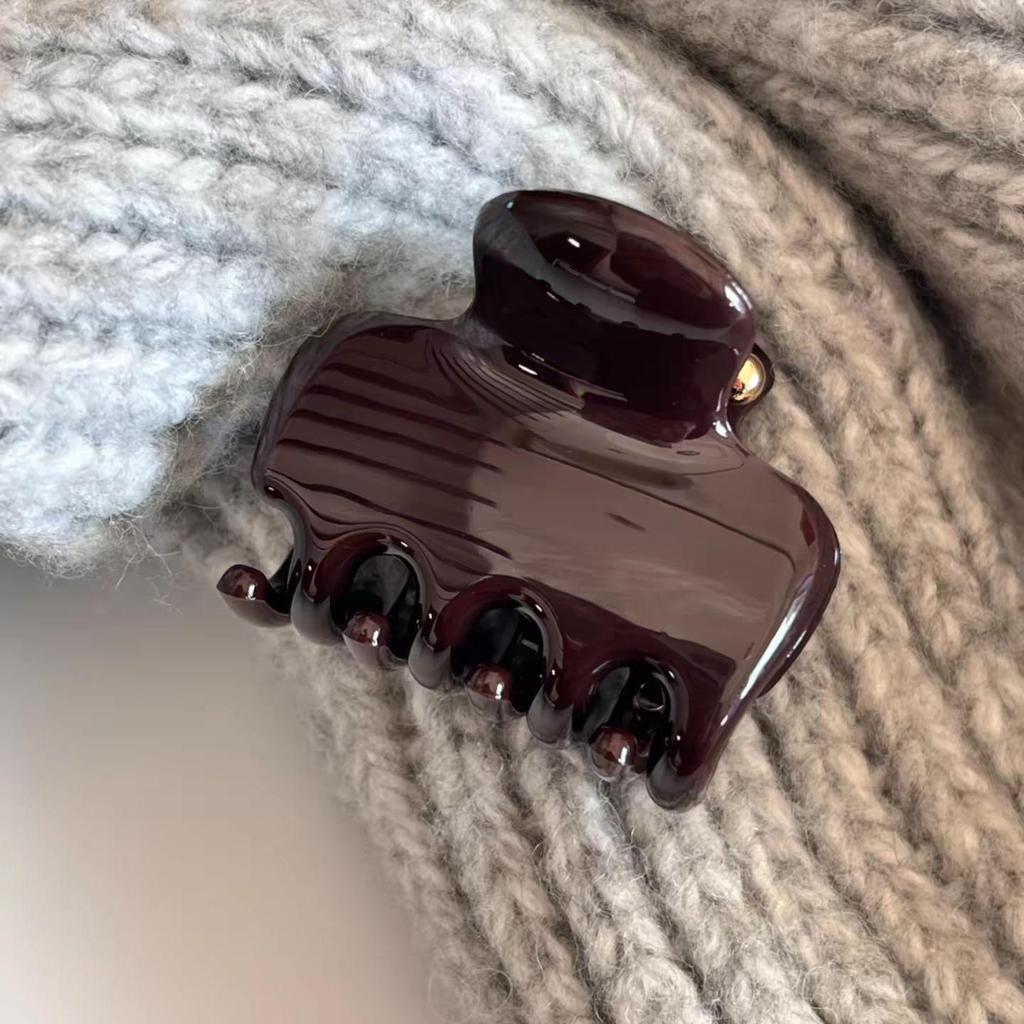 Korean Leopard Print Bow Hair Claw: Extra Large High-End Half Updo Clip for Women