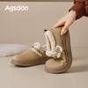 Fleece Muller Shoes Women's New Winter Platform Plush Cotton Shoes Casual Outdoor Snow Boots