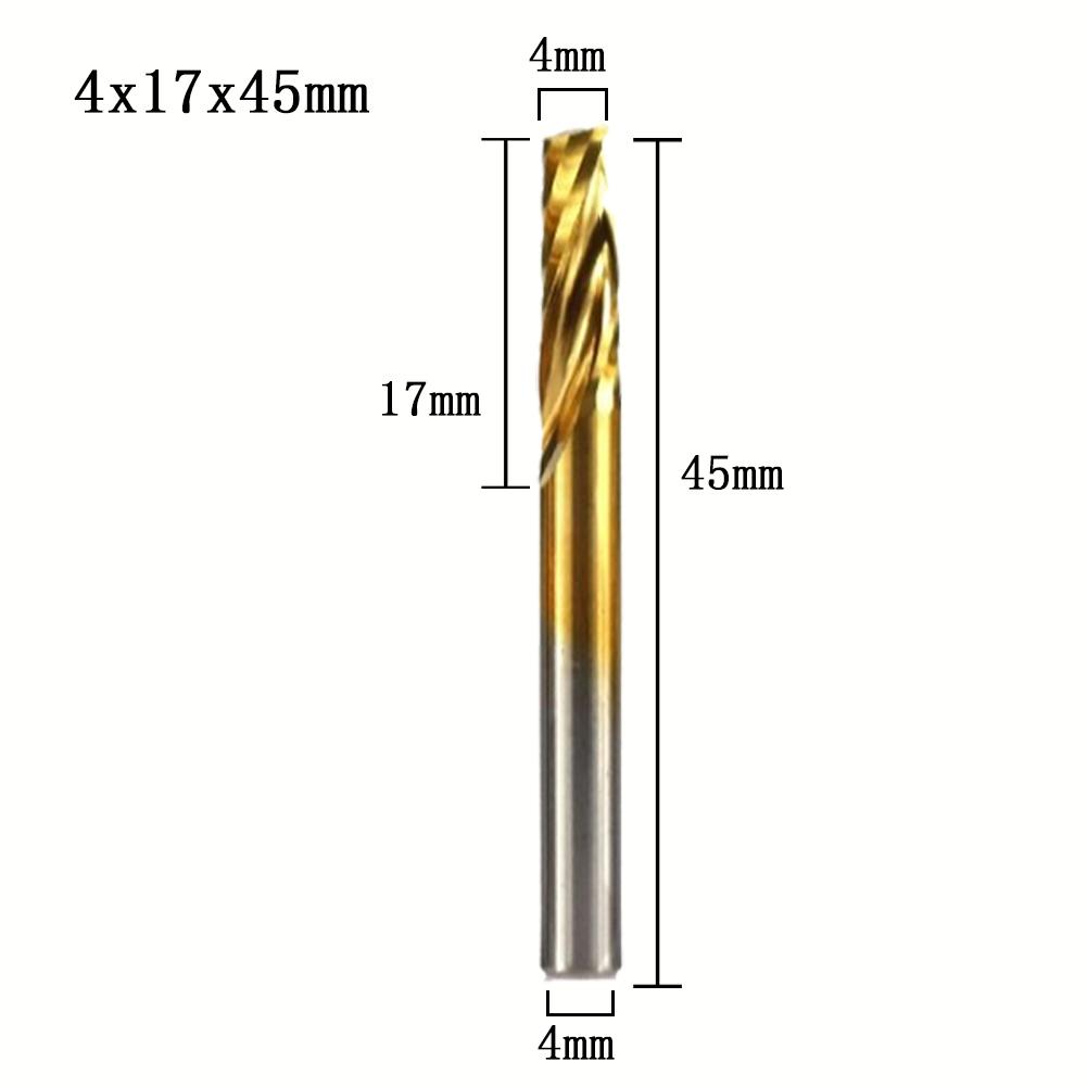 1 יחידות חותך כרסום 40-55 מ"מ 4 מ"מ שוק נתב CNC