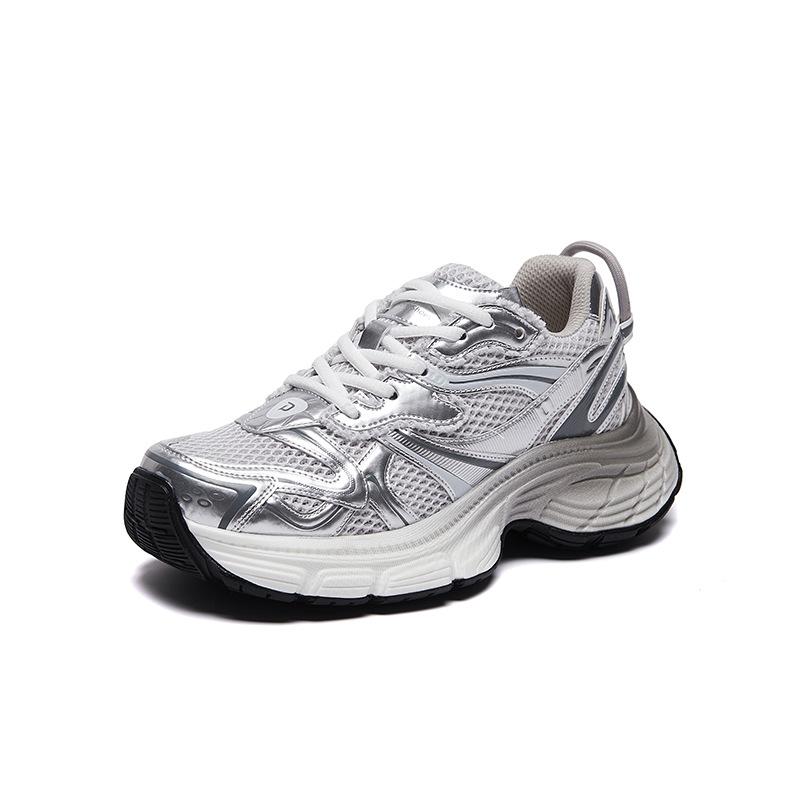 New Dad Shoes for Women Fashionable Thick-soled Sports Single Shoes