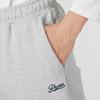 Puma Logo Embroidered Drawstring Cuffed Casual Pants Men Bottoms Gray 630948-04
