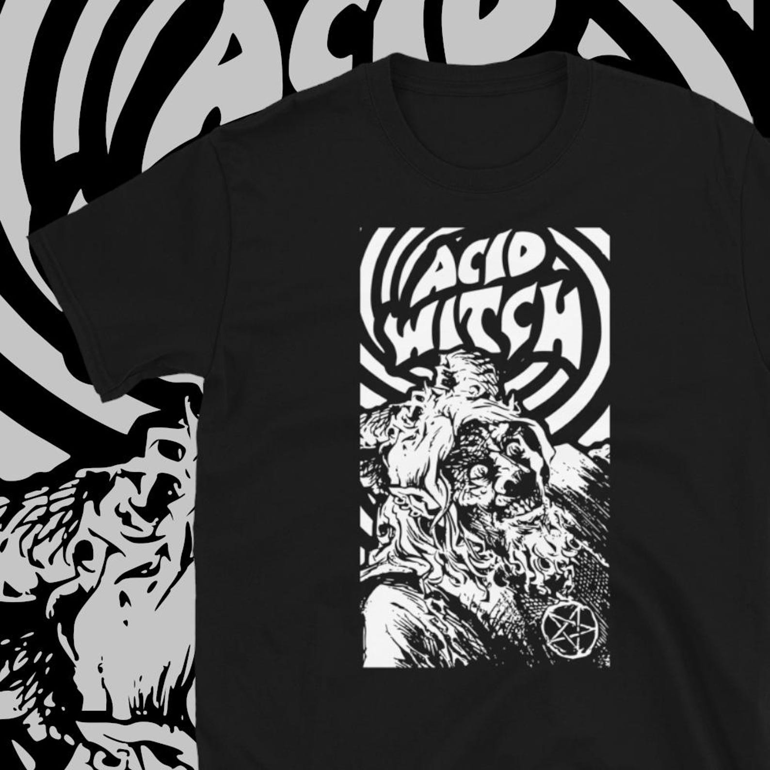 Acid Witch T shirt Stoner Rock Clothing S