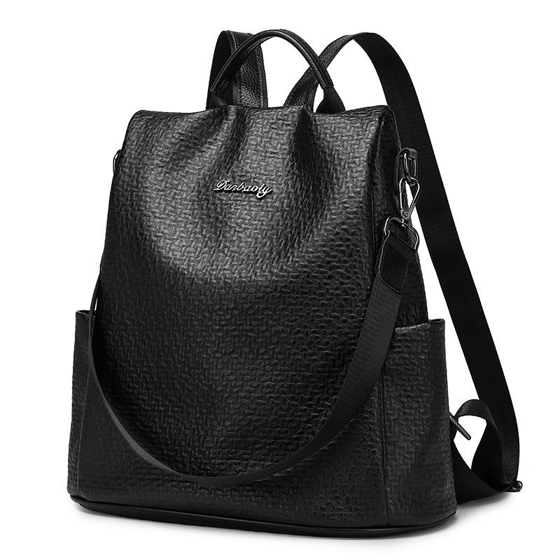 Backpack 2025 spring new light luxury women's large-capacity travel bag simple casual fashion bag