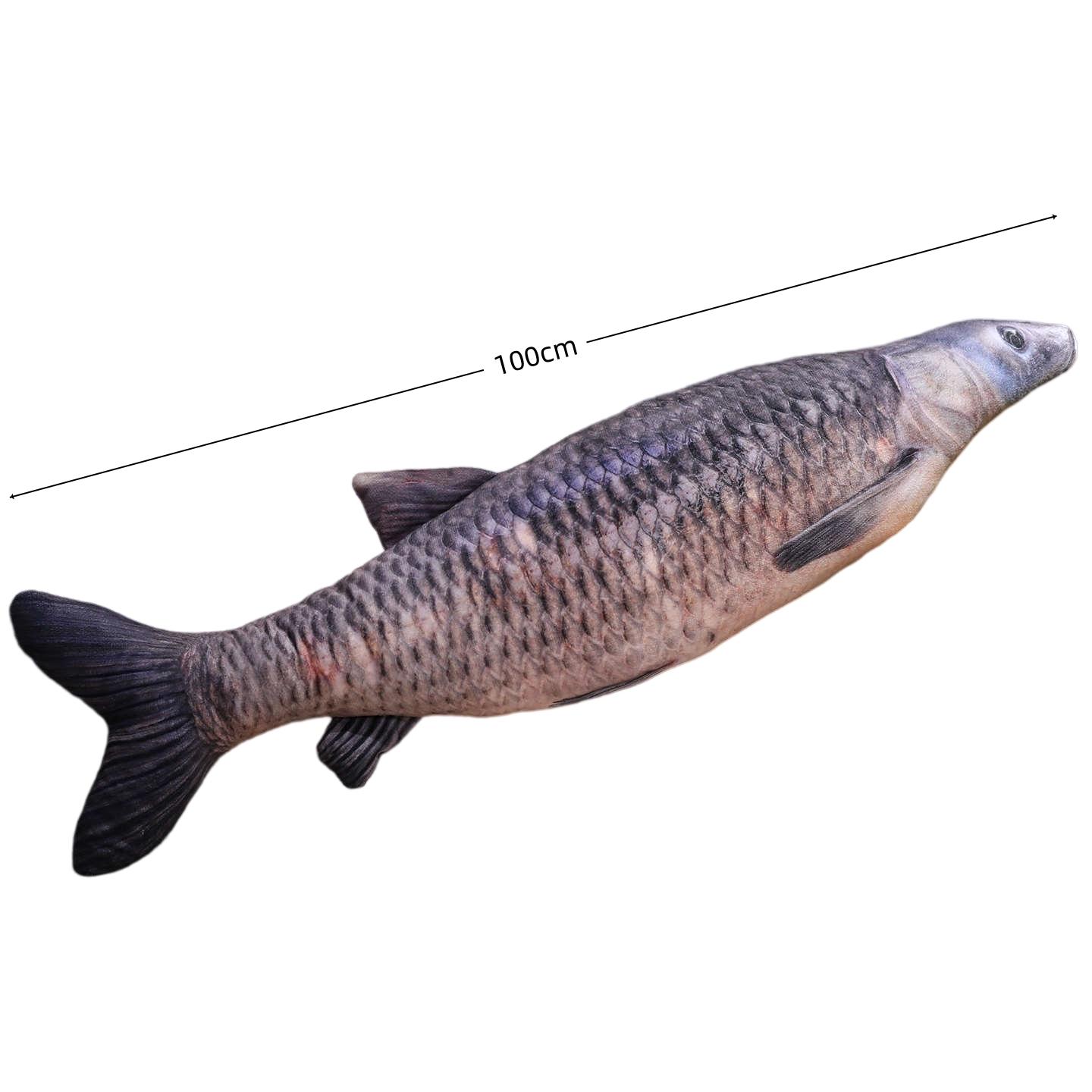 40-100cm Simulation Poisson Drôle Peluches Jouets Remplis Doux Tête de Serpent Animal Oreiller Créatif Coussin de Sommeil Pour Enfants Cadeau de Noël