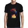 1Tee Herren Wasserfarben Spritzer Bulldogge Hund T-Shirt