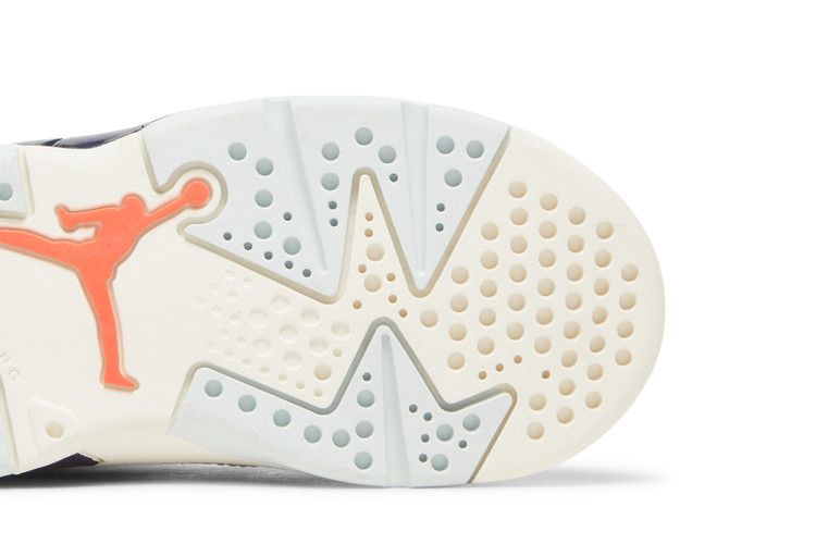 Kids' Sneakers Jordan 6 Retro Tinker (TD) White/Infrared 23-Neutral Grey-Obsidian