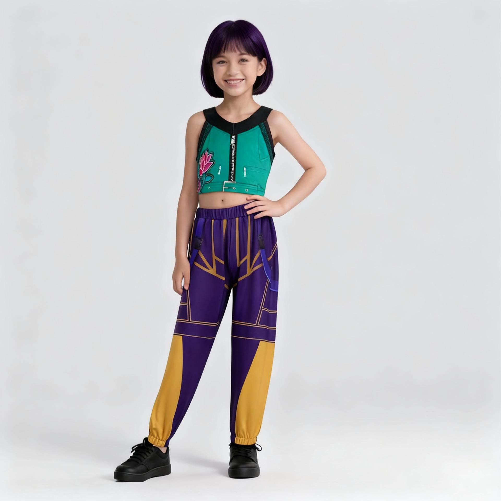 

Kpop Witch Hunter Party Dress-up Mira Rumi Zoe Playsuit Cosplay Costume 160