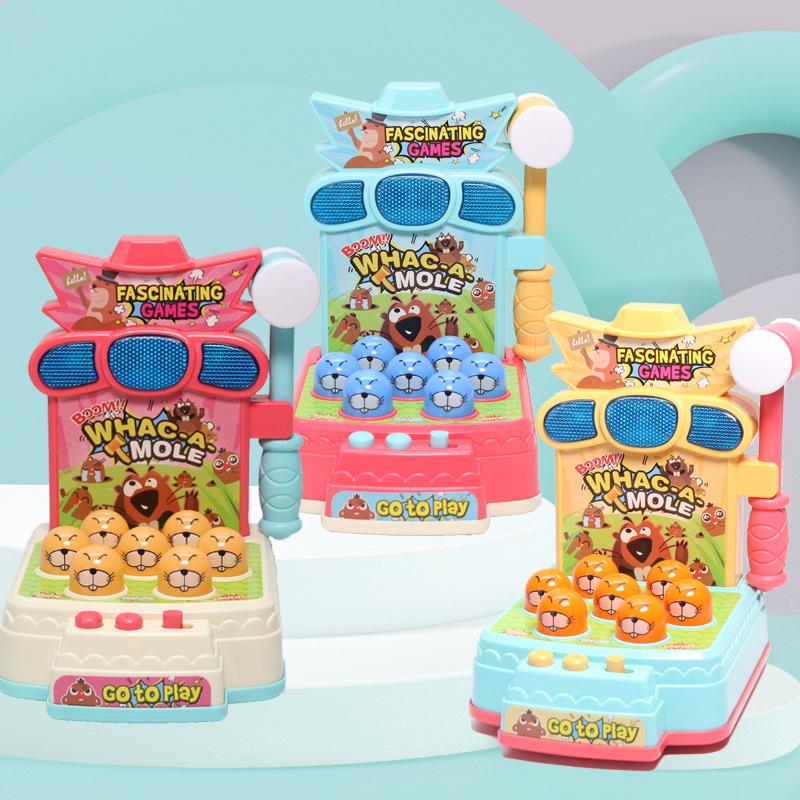 Cross-Border English Whac-A-Mole Electric Early Education Interactive Toy for Babies and Children