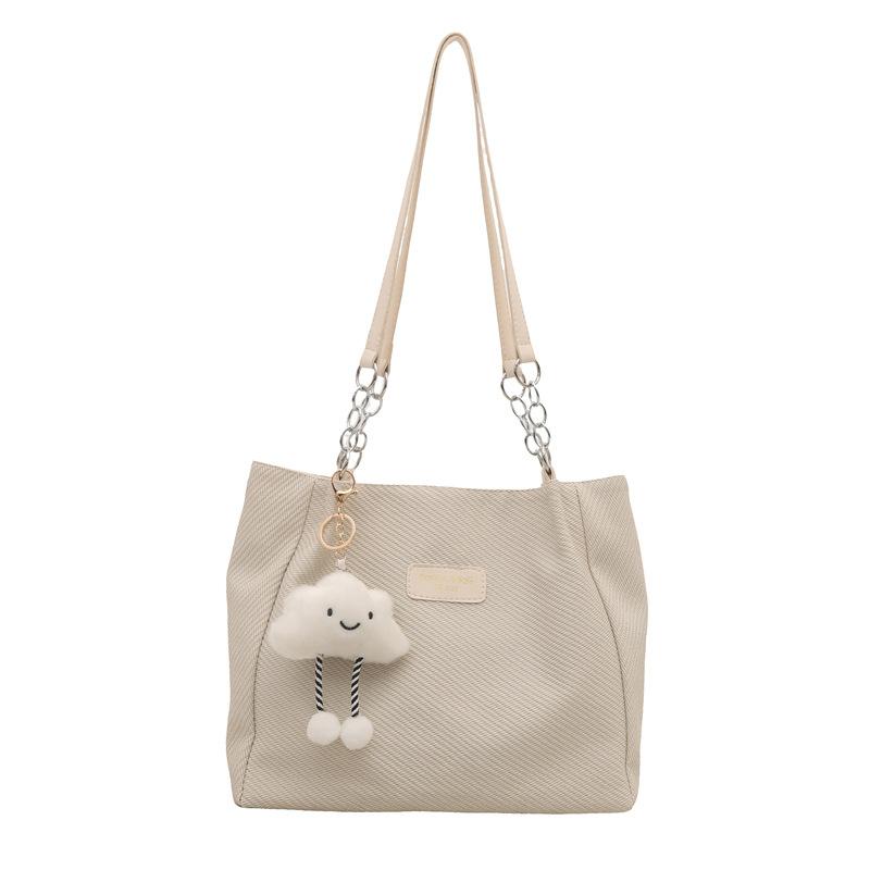 

Bag Women s 2025 Autumn New Korean Edition Student Class Simple Fashion Shoulder Bag Large Capacity Commuter Tote Bag single package