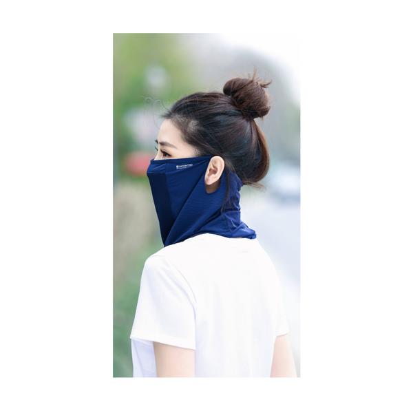 Eis-Seide UV-Sonnenschutz Gesichtsmaske Koreanischer Sommer Sport Radfahren Atmungsaktives Netz Ohrschlaufe Unisex Nackenschutz