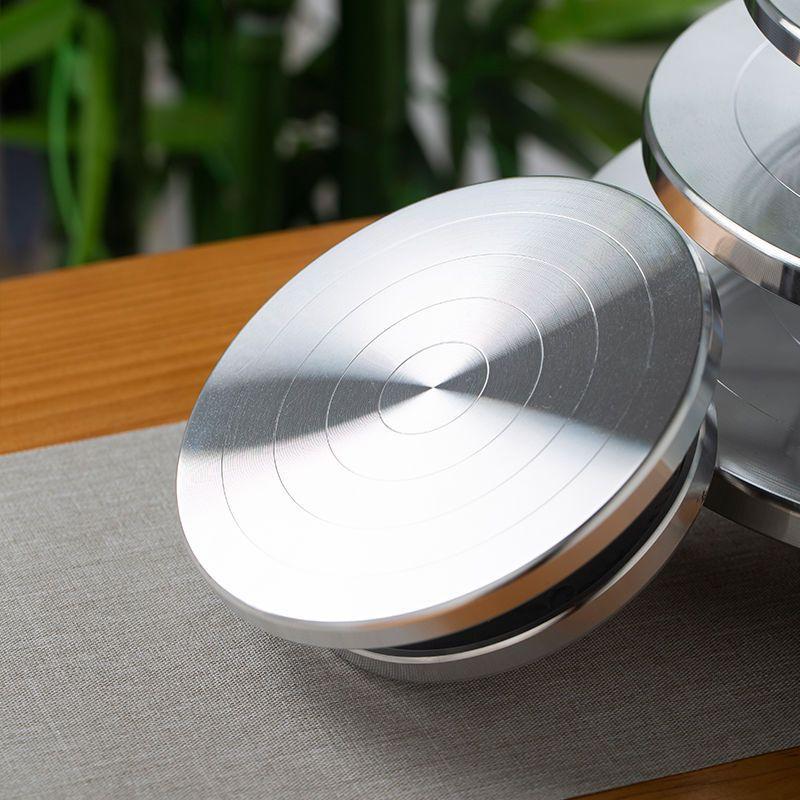 15/20/25/30cm Double Face Use Aluminum Alloy Turntable Ceramic Clay Sculpture Platform Pottery Wheel Lazy Susan Rotating Tools