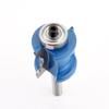 Blue Router Bit Concave Nose Engraving Machine No Burr No Edges Shank 1/4 Inch Smooth Cutting Woodworking Tool