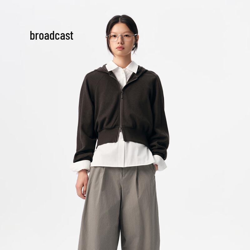 

Broadcast Women s Casual Hooded Zip Sweatshirt S