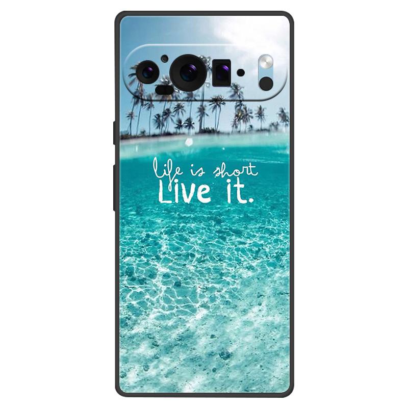 For Google Pixel 9 Pro XL Case Silicone Luxury Space Soft Bumper for Pixel 9 9Pro 9ProXL 5G Phone Cover TPU Funda Fashion Bag