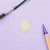 20Pcs Nail Display Wheel Oval Transparent Plastic Sample Board 20 Tips for Manicure Nail Polish Color Show Wheel Salon DIY Art