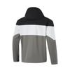 Li Ning Basketball Series Comfortable Warm Sports Windbreaker Men Outerwear Standard-White Asphalt-Gray AWBU045-1