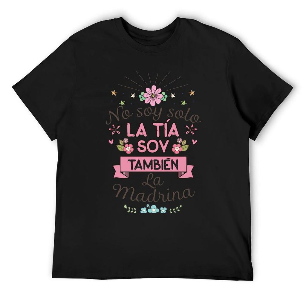Unisexs No Soy Solo La Tia Soy Tambien La Madrina Madre Shirt Tshirt Blue Lock Valentines Boutique Clothes Tshirts For Unisex
