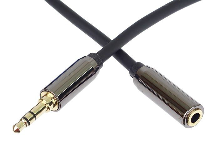 Rallonge Audio - KRUP - Kjqmf5 - Jack 3,5 Mm Mâle/femelle - 5 M - Plaqué or