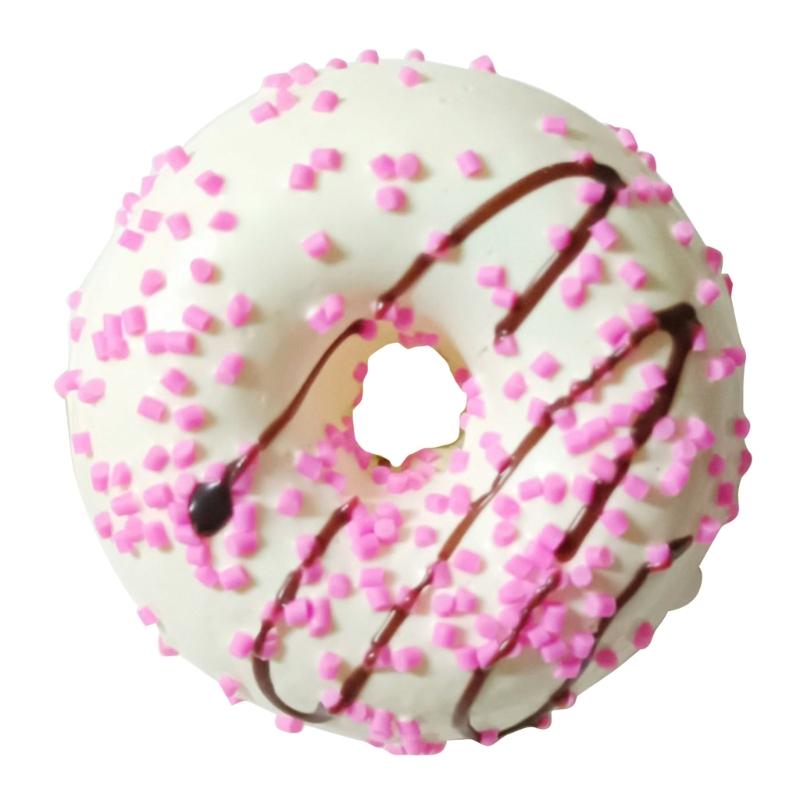 Ciambella Artificiale Morbida Ciambelle Pasta per Pane Antistress Giocattolo Novità Giocattoli da Spremere Modello di Torta Simulazione Decorazione Matrimonio