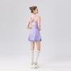 High-Waist Lace Tennis Dress with Chest Pads & Tummy Control