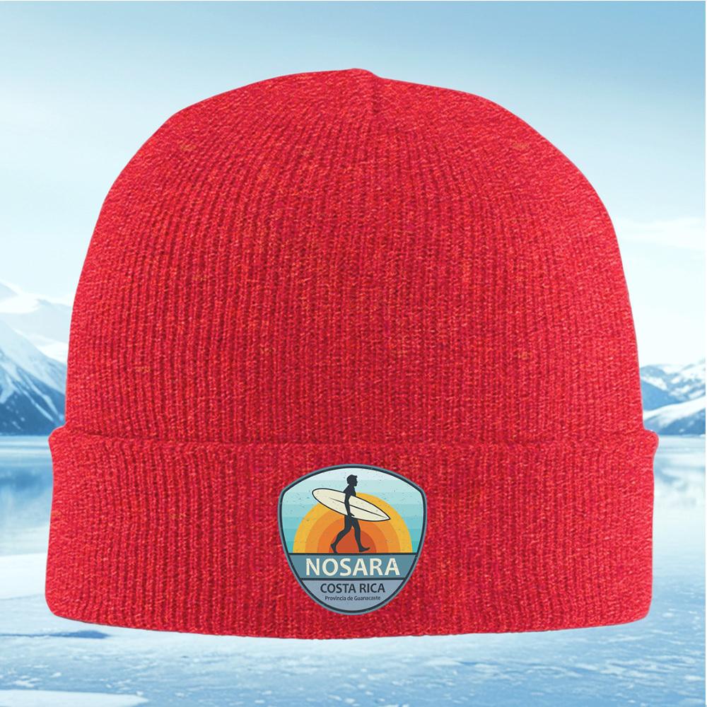 

Силуэт серфера с доской для серфинга в Носара Мужская Женская Унисекс Вязаная Шапка Бини Зимняя Теплая Рождественская На Открытом Воздухе
