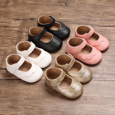 Spring and Autumn Fighting 0-1 Years Old Baby Learn Stews Soft Waves Baby Shoes Semi-Plastic Bottom Princess Shoes