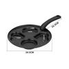 MultiCompartment Egg Skillet Nonstick Breakfast Pan with Compartments Divided Frying for
