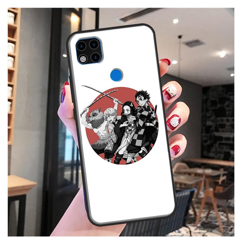 Demon Slayer Kimetsu no Yaiba Funda For Xiaomi Redmi Note 10S 9S 8T 9 Note 10 Pro Note 11 Pro Redmi 9C 9A 9T Soft Case