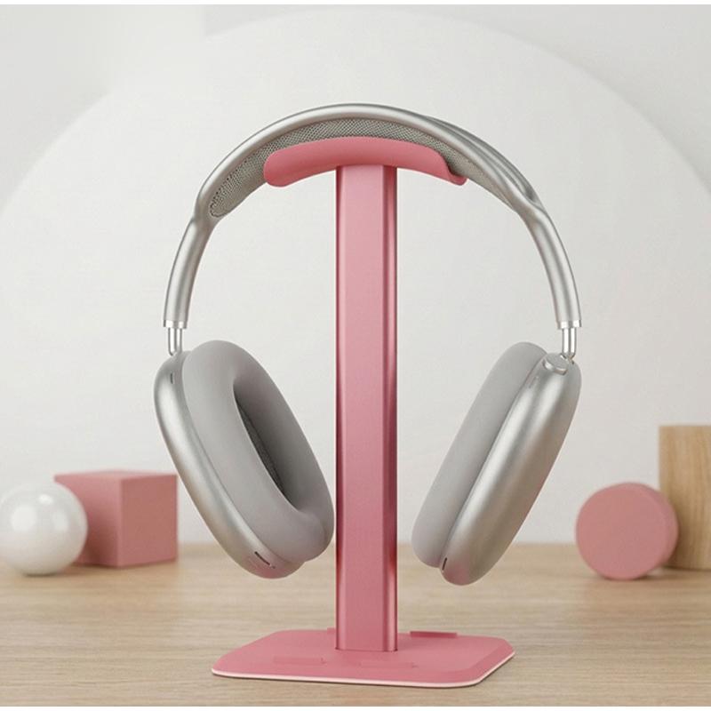 Universal Headset Holder Stand 1pc Soft Support E-sports Headphone Hanger for Desktop Earphone Sturdy Aluminum Alloy Base