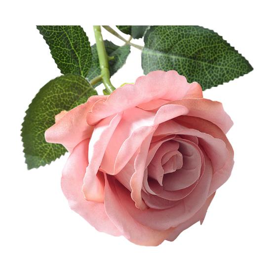 Artificial Rose Flower Realistic Long Stem Fake Silk Rose Bouquet for Party Home Wedding Centerpiece Office Table Decor