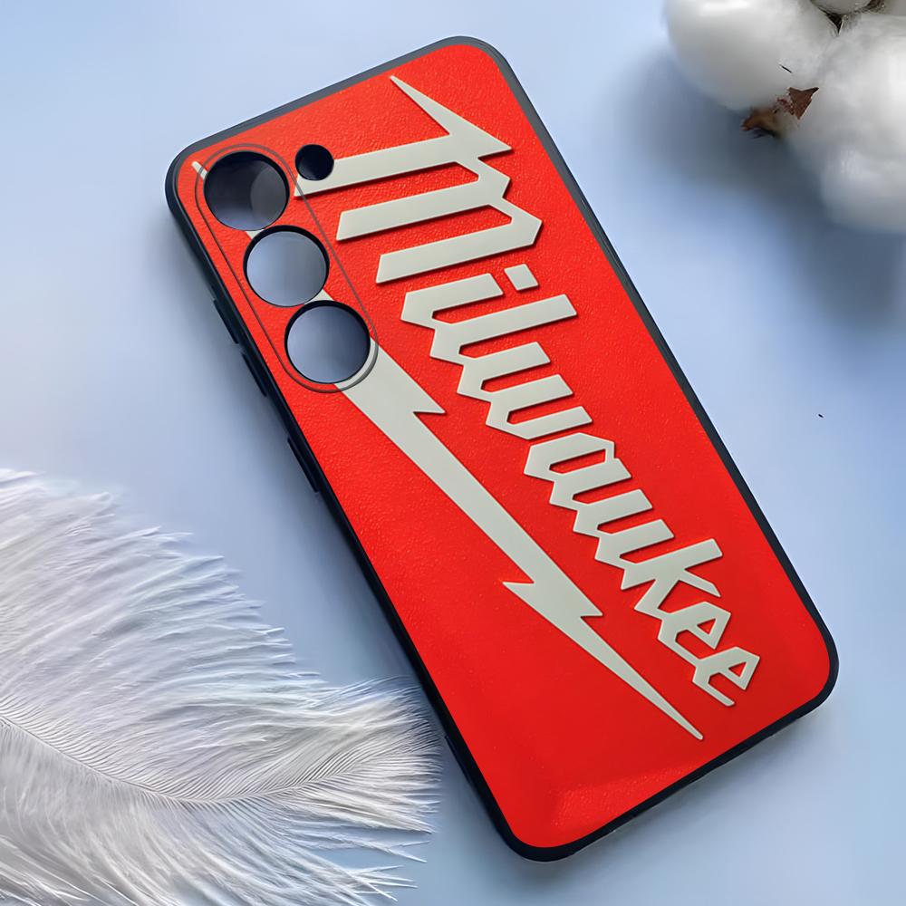

Дизайн M-Milwaukee-s Крутий Чохол для Телефону для Samsung S25 Ultra S24 S23 S22 S21 S20 Plus Fe Galaxy A54 A53 A34 A25 Силіконова Кришка Samsung S22 Plus