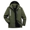 Trendy jackets for men and women, outdoor couples, same style jackets, mountaineering detachable hood, warm, windproof and waterproof jackets for men