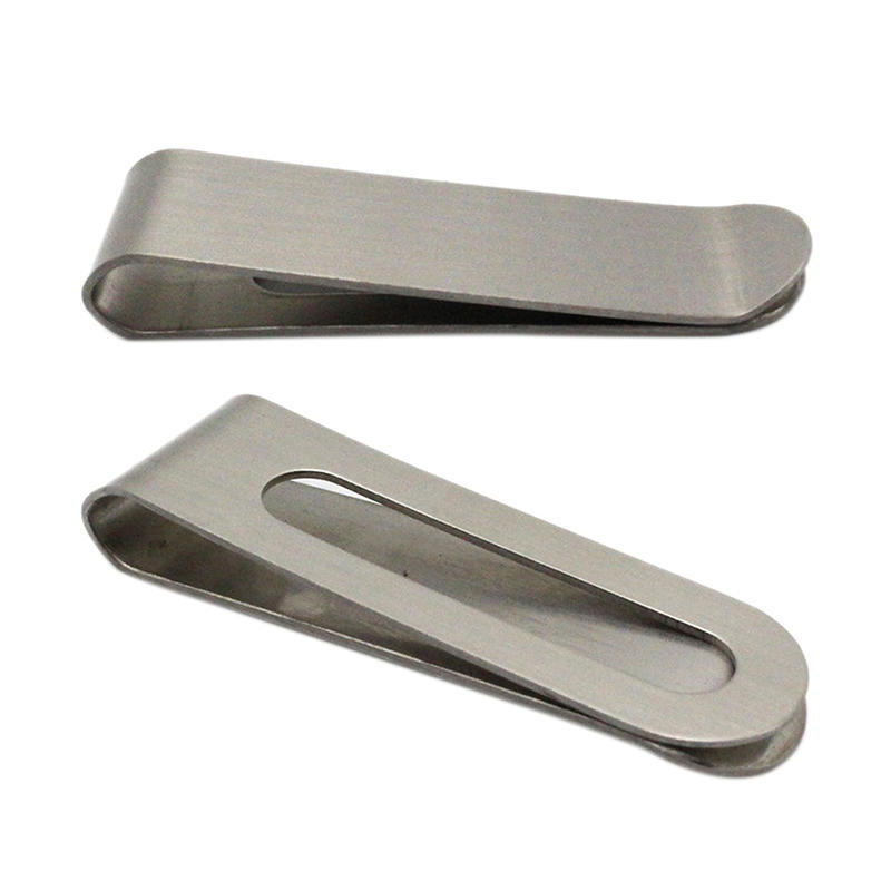 Mini Stainless Steel Slim Money Clip Purse Wallet Credit Card Id Cash Holder